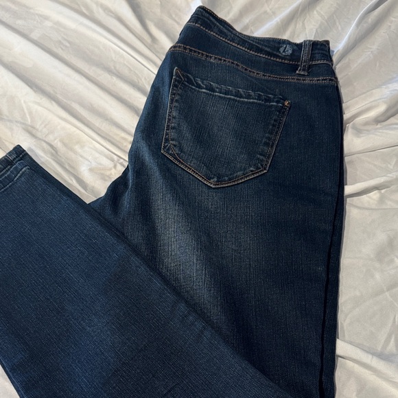 Kensie Indigo Denim Jeans - Picture 1 of 6